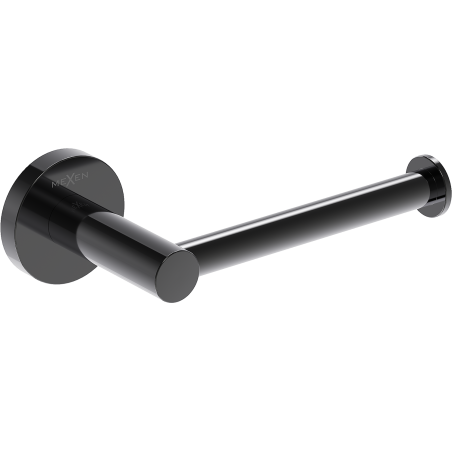 Mexen Ovio držák na toaletní papír, černý chrom - 70A19525-73