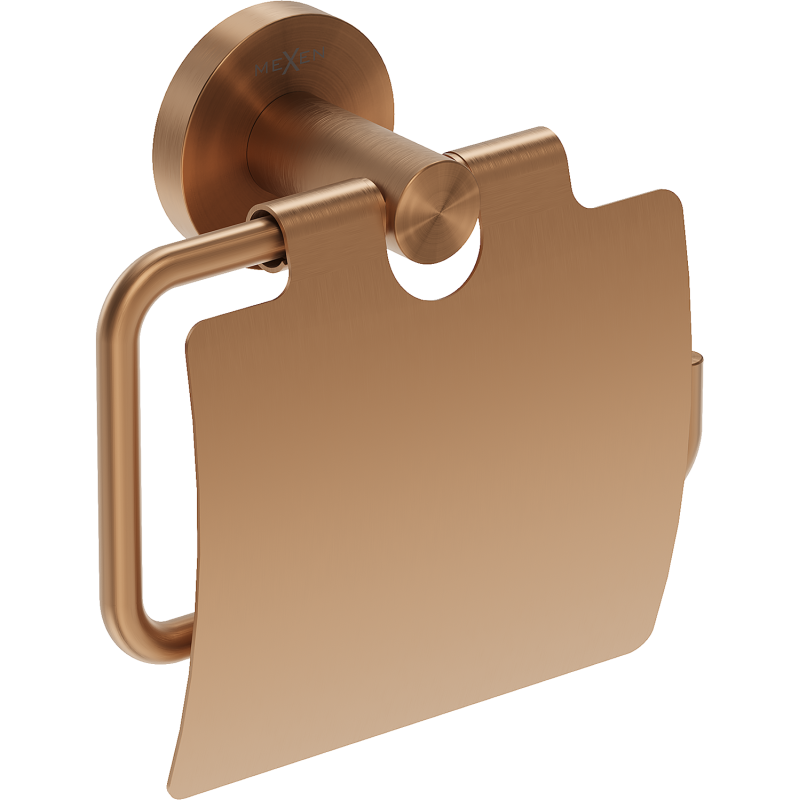 Mexen Ovio držák na toaletní papír, kartáčovaná měď - 70A19521-65