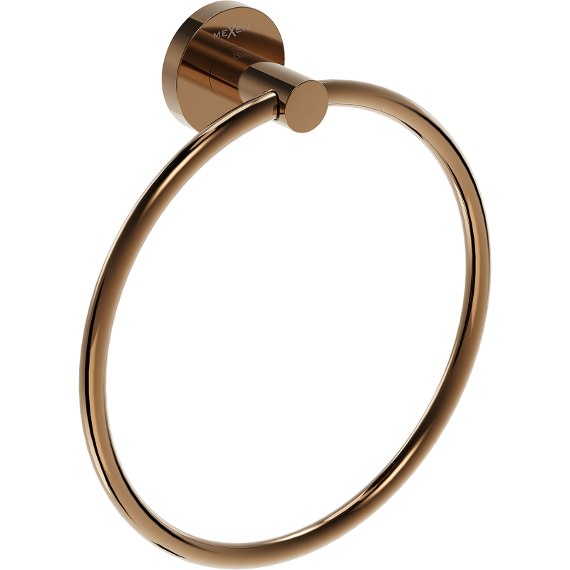 Mexen Ovio věšák na ručník, růžové zlato - 70A19531-60