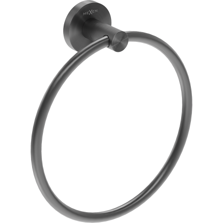 Mexen Ovio držák na ručník, kartáčovaná gun gray - 70A19531-66