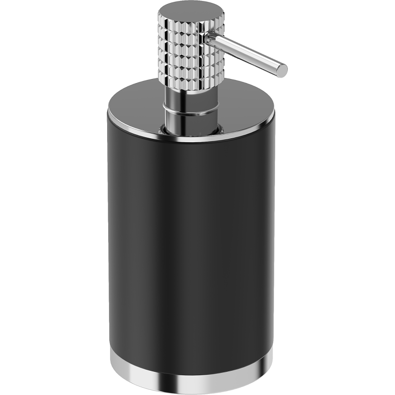 Mexen Triv stojanový dávkovač mýdla, černý/chrom - 70A33059-00B