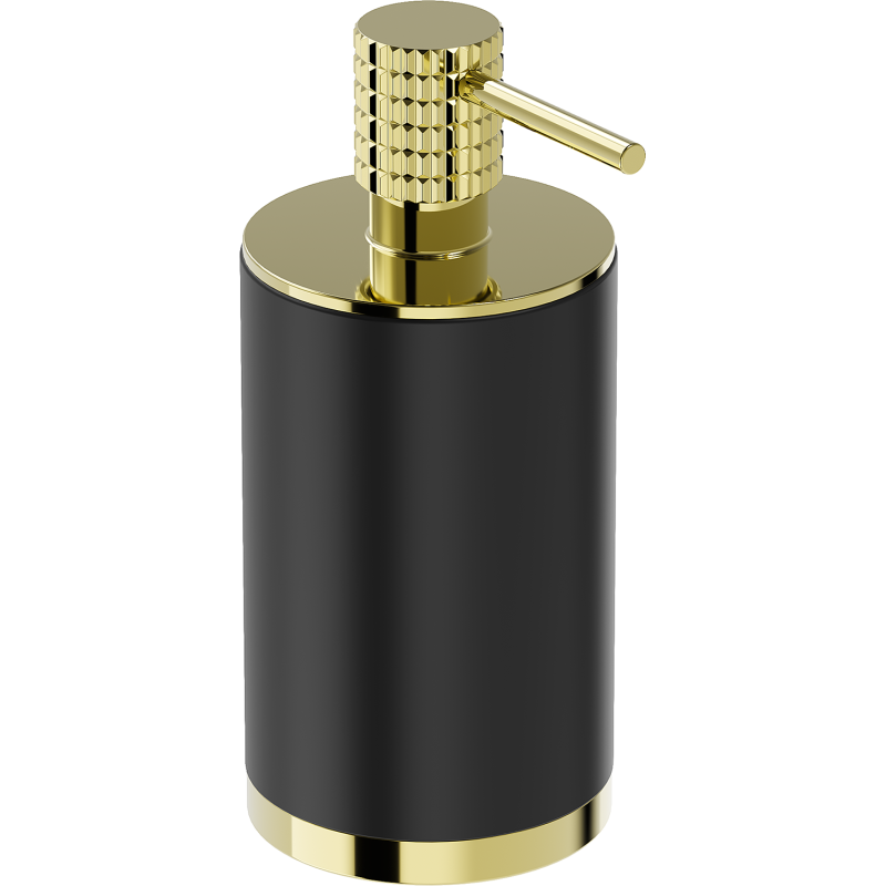 Mexen Triv stojan na mýdlo černý/zlatý - 70A33059-50B