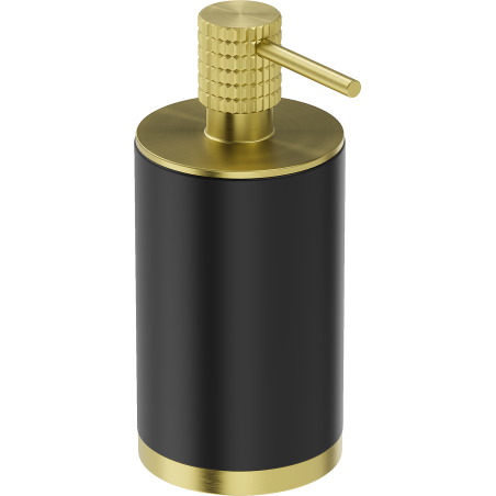 Mexen Triv stolní dávkovač mýdla, černý/kartáčovaný zlatý - 70A33059-55B