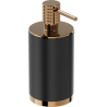 Mexen Triv stojací dávkovač mýdla, černý/růžové zlato - 70A33059-60B