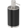 Mexen Triv stojací dávkovač mýdla, černý/kartáčovaný nikl - 70A33059-97B