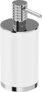 Mexen Triv stojanový dávkovač mýdla, bílý/chrom - 70A33059-00W