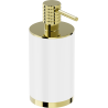 Mexen Triv stojanový dávkovač mýdla, bílý/zlatý - 70A33059-50W