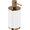 Mexen Triv stojánkový dávkovač na mýdlo, bílý/růžové zlato - 70A33059-60W