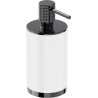 Mexen Triv stojací dávkovač mýdla, bílý/černý chrom - 70A33059-73W