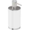 Mexen Triv stojanový dávkovač mýdla, bílý/kartáčovaný nikl - 70A33059-97W