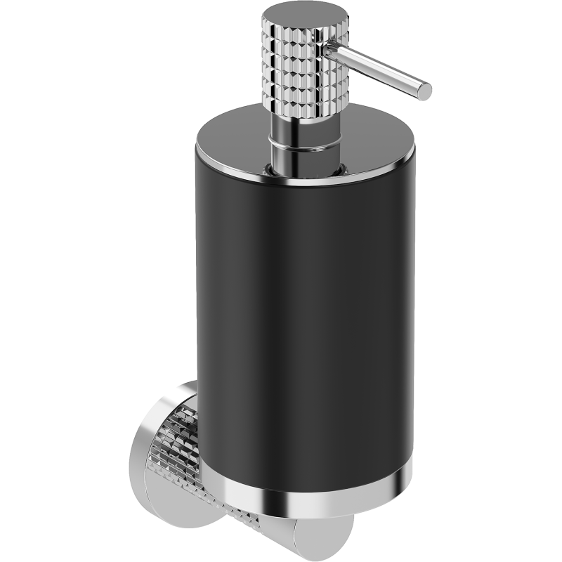 Mexen Triv dávkovač mýdla, černý/chrom - 70A33058-00B