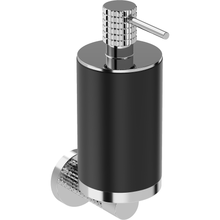 Mexen Triv dávkovač mýdla, černý/chrom - 70A33058-00B