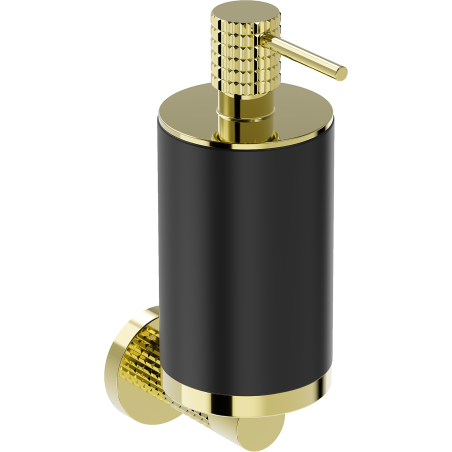 Mexen Triv dávkovač mýdla, černý/zlatý - 70A33058-50B