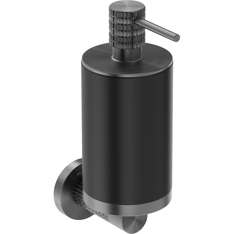 Mexen Triv Dávkovač mýdla, černý/kartáčovaný gun gray - 70A33058-66B