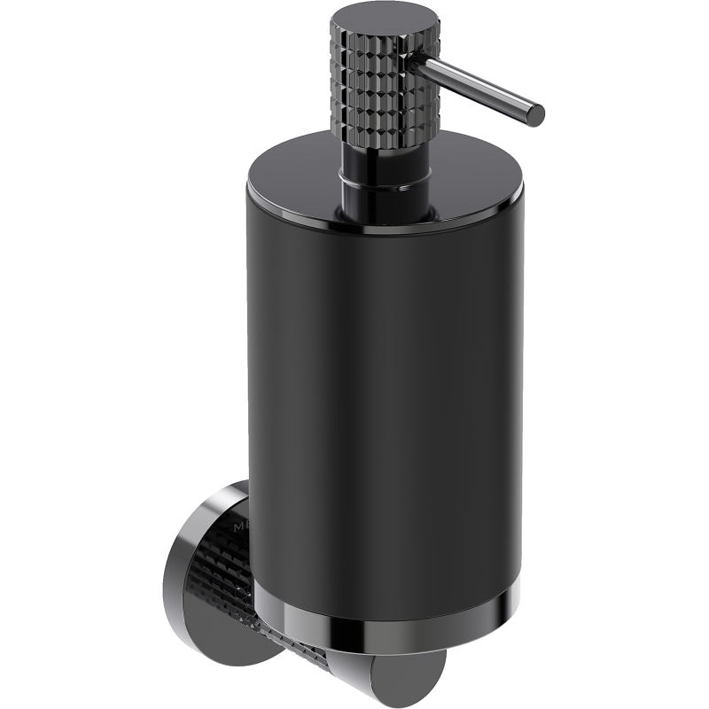 Mexen Triv dávkovač mýdla, černý/black chrome - 70A33058-73B