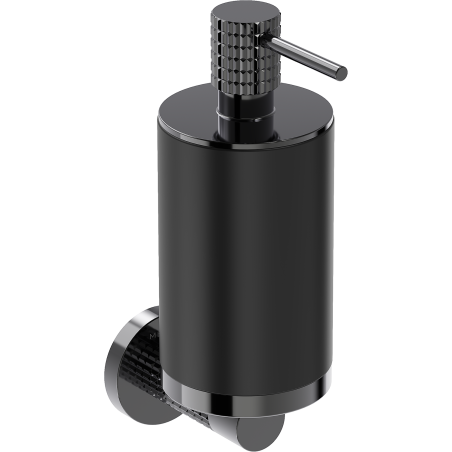 Mexen Triv dávkovač mýdla, černý/black chrome - 70A33058-73B