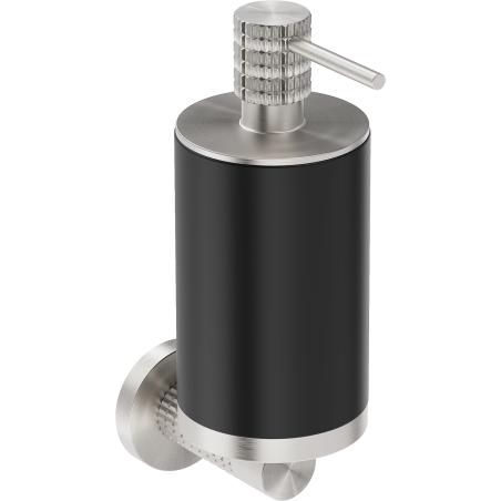 Mexen Triv dávkovač mýdla, černý/kartáčovaný nikl - 70A33058-97B