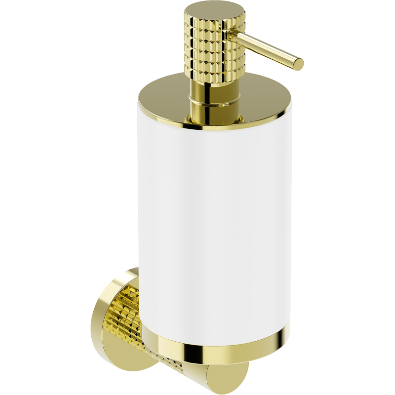 Mexen Triv dávkovač mýdla, bílý/zlatý - 70A33058-50W