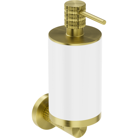 Mexen Triv dávkovač mýdla, bílý/zlatý kartáčovaný - 70A33058-55W