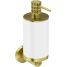Mexen Triv dávkovač mýdla, bílý/zlatý kartáčovaný - 70A33058-55W