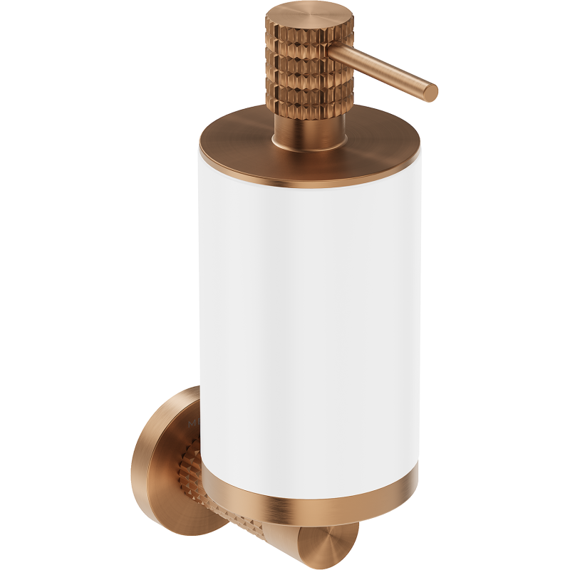 Mexen Triv dávkovač mýdla, bílý/kartáčovaná měď - 70A33058-65W