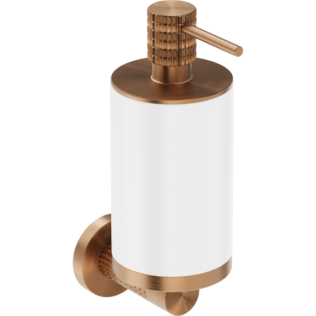 Mexen Triv dávkovač mýdla, bílý/kartáčovaná měď - 70A33058-65W