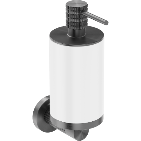 Mexen Triv dávkovač na mýdlo, bílý/kartáčovaná gun šedá - 70A33058-66W