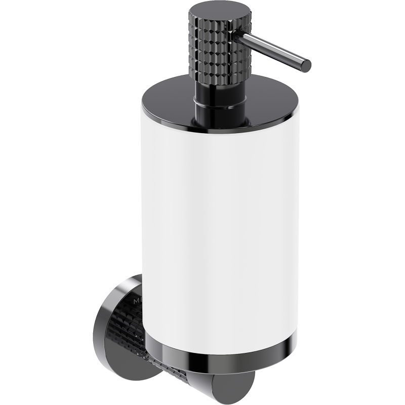 Mexen Triv dávkovač mýdla, bílý/černý chrom - 70A33058-73W