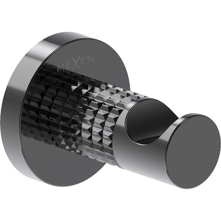 Mexen Triv háček na ručník, černý chrom - 70A33011-73