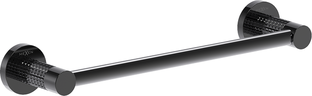 Mexen Triv věšák na ručník, černý chrom - 70A33041-73
