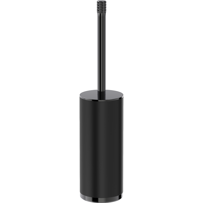 Mexen Triv stojící toaletní kartáč, černá/černý chrom - 70A33073-73B