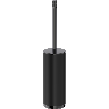 Mexen Triv stojící toaletní kartáč, černá/černý chrom - 70A33073-73B