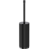 Mexen Triv stojící toaletní kartáč, černá/černý chrom - 70A33073-73B