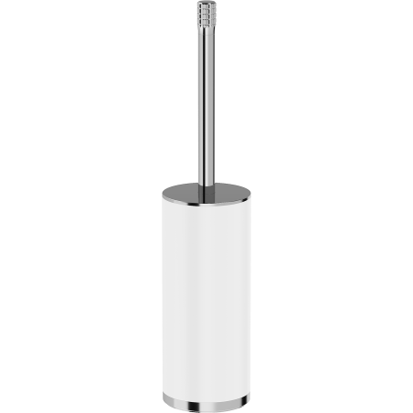 Mexen Triv stojící toaletní kartáč, bílá/chrom - 70A33073-00W