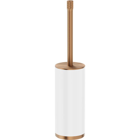 Mexen Triv stojící toaleta kartáč, bílá/kartáčovaná měď - 70A33073-65W