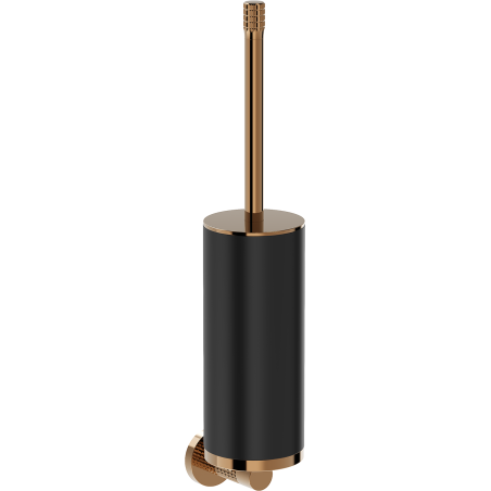 Mexen Triv toaletní kartáč, černý/růžové zlato - 70A33071-60B