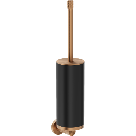 Mexen Triv WC kartáč, černá/kartáčovaná měď - 70A33071-65B