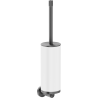 Mexen Triv toaletní kartáč, bílá/gun gray kartáčovaná - 70A33071-66W