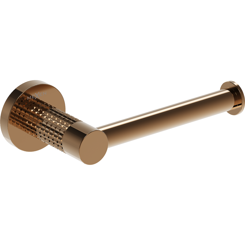 Mexen Triv držák na toaletní papír, růžové zlato - 70A33025-60