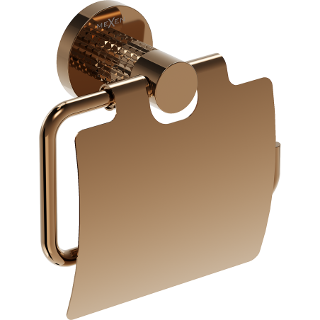 Mexen Triv držák na toaletní papír, růžové zlato - 70A33021-60
