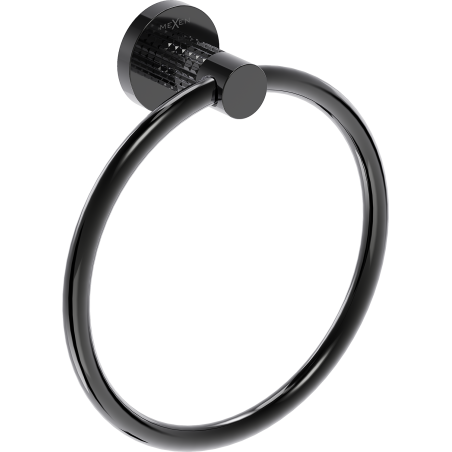 Mexen Triv věšák na ručník, černý chrom - 70A33031-73