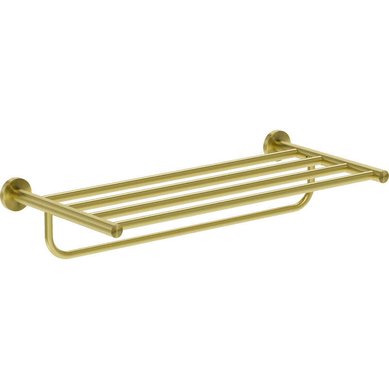 Mexen Ovio police na ručník, zlatá kartáčovaná - 70A19581-55