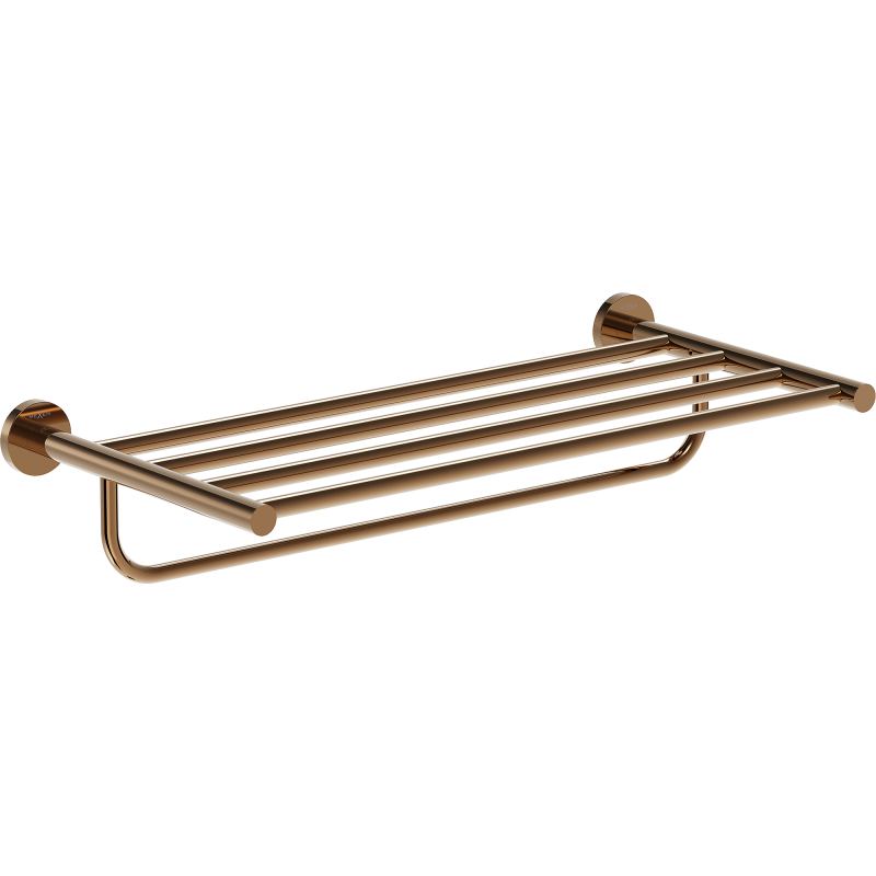 Mexen Ovio polička na ručník, růžové zlato - 70A19581-60