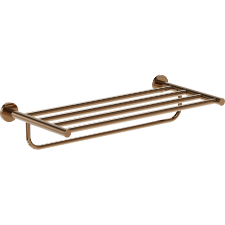 Mexen Ovio polička na ručník, růžové zlato - 70A19581-60