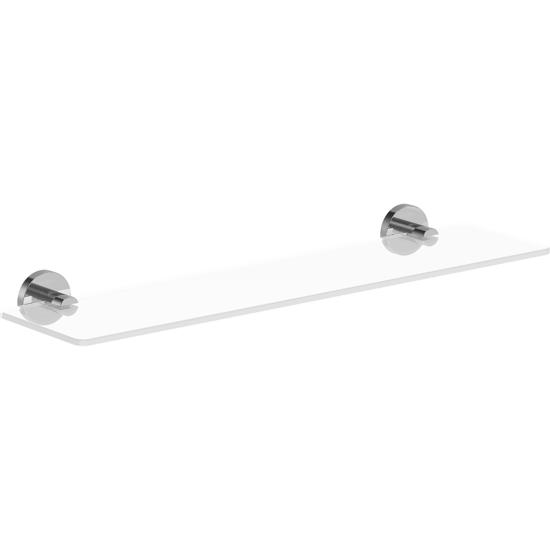 Mexen Ovio závěsná skleněná police, chrom - 70A19561-00
