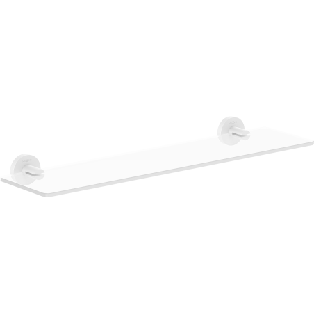 Mexen Ovio závěsná skleněná police, bílá - 70A19561-20