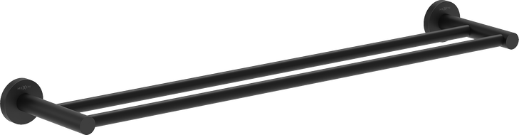 Mexen Ovio dvojitý držák na ručník, černý - 70A19547-70