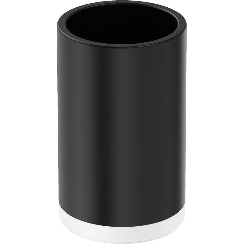 Mexen Triv stojící kelímek na kartáčky, černý/bílý - 70A33053-20B