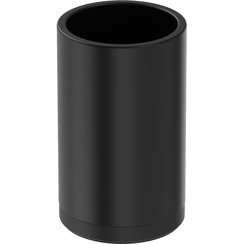 Mexen Triv stojící kelímek na kartáčky, černý - 70A33053-70B