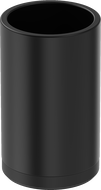 Mexen Triv stojící kelímek na kartáčky, černý - 70A33053-70B